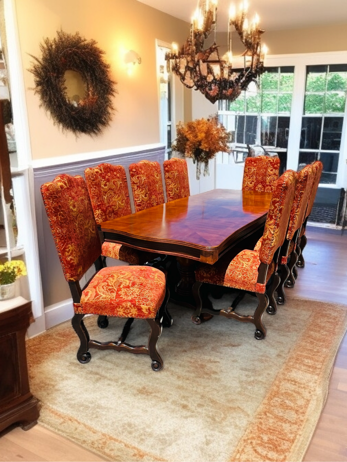 🍽️🏡 10-Chair Dining Room, Casa Mollino Model by Ashley Furniture 🏡🍽️ 