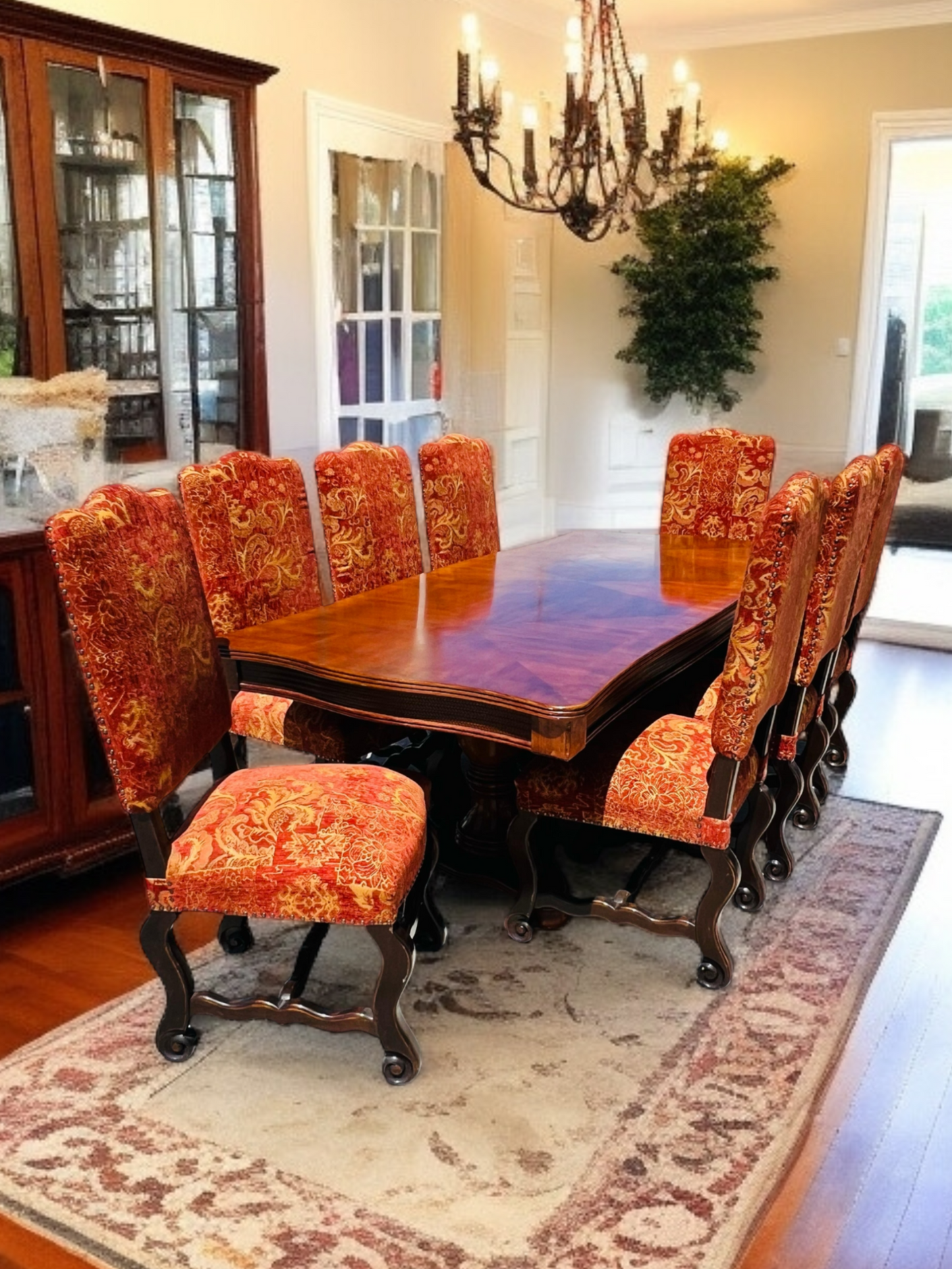 🍽️🏡 10-Chair Dining Room, Casa Mollino Model by Ashley Furniture 🏡🍽️ 