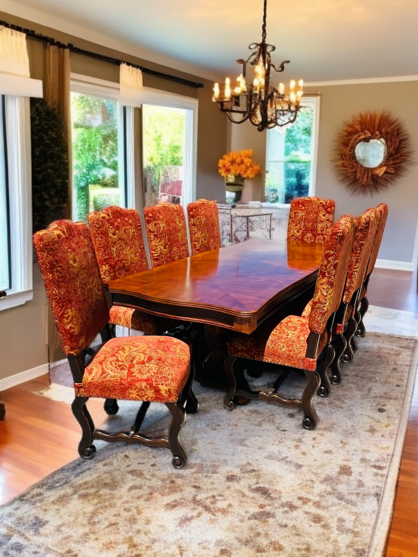 🍽️🏡 10-Chair Dining Room, Casa Mollino Model by Ashley Furniture 🏡🍽️ 