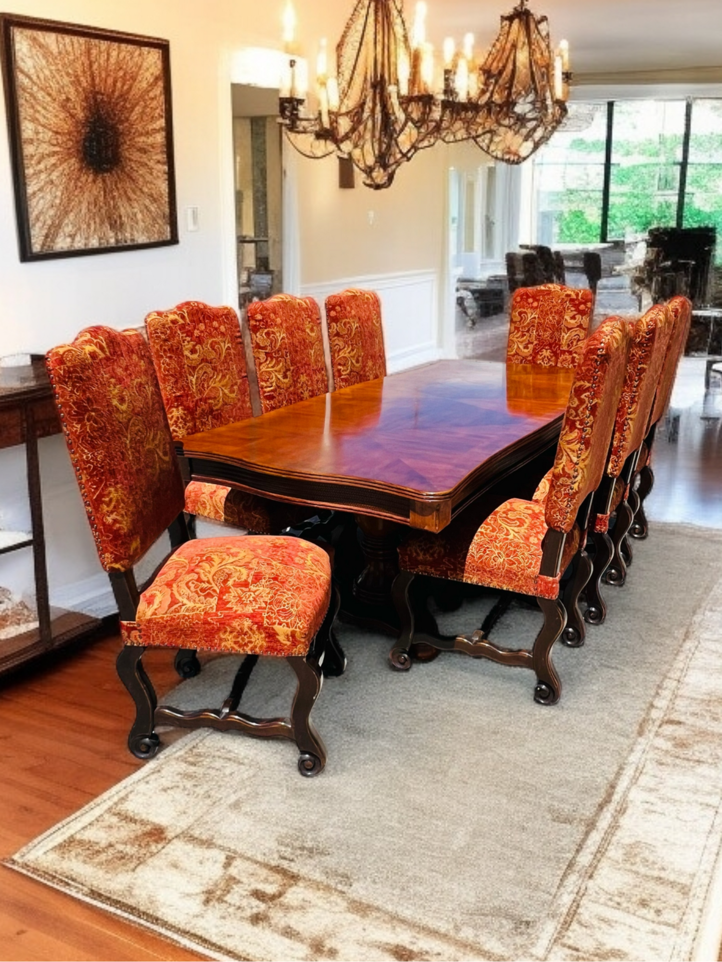 🍽️🏡 10-Chair Dining Room, Casa Mollino Model by Ashley Furniture 🏡🍽️ 