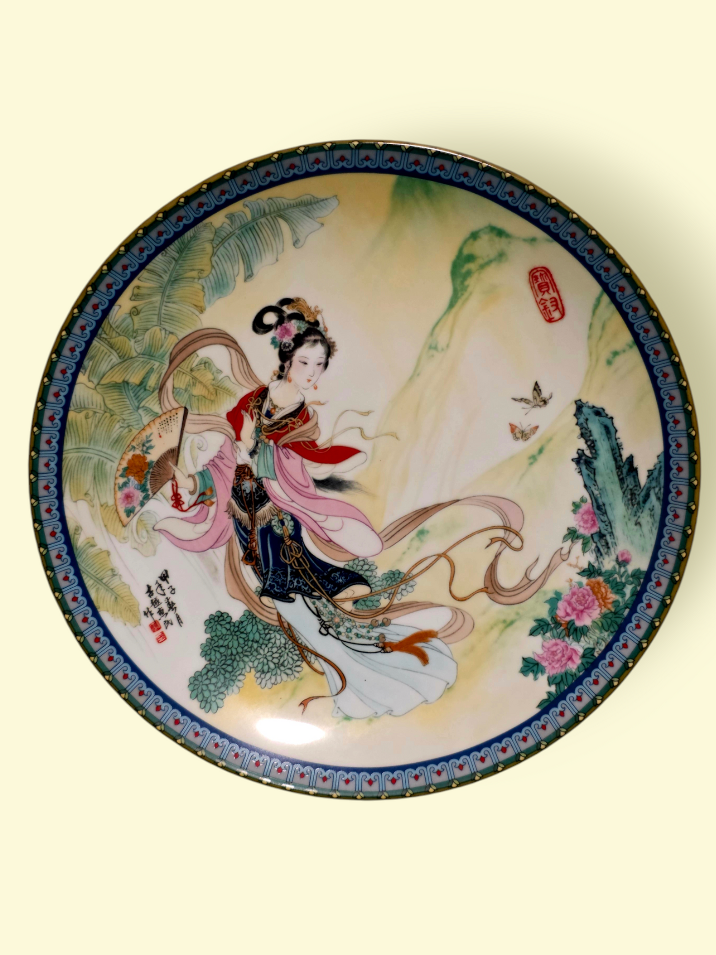 🐎Colección de 14 Platos de Porcelana Oriental – Belleza, Mito y Tradición🎨