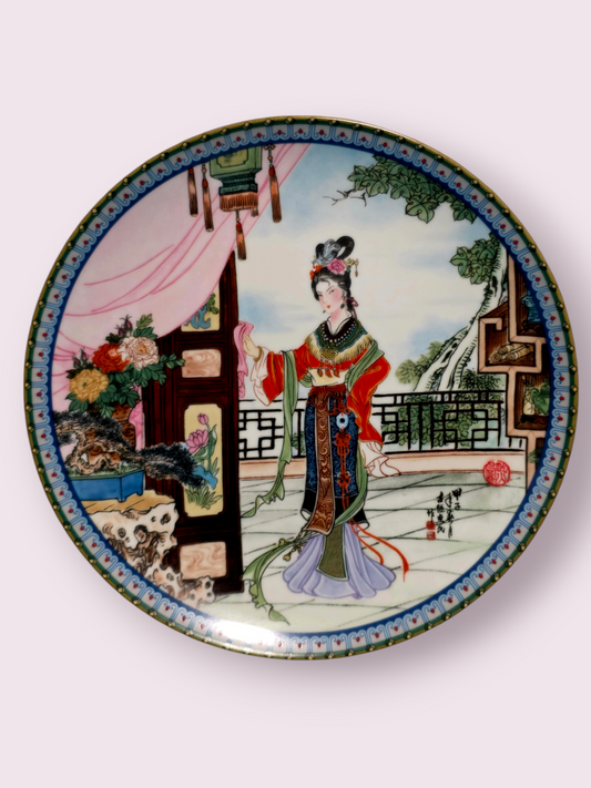 🐎Colección de 14 Platos de Porcelana Oriental – Belleza, Mito y Tradición🎨