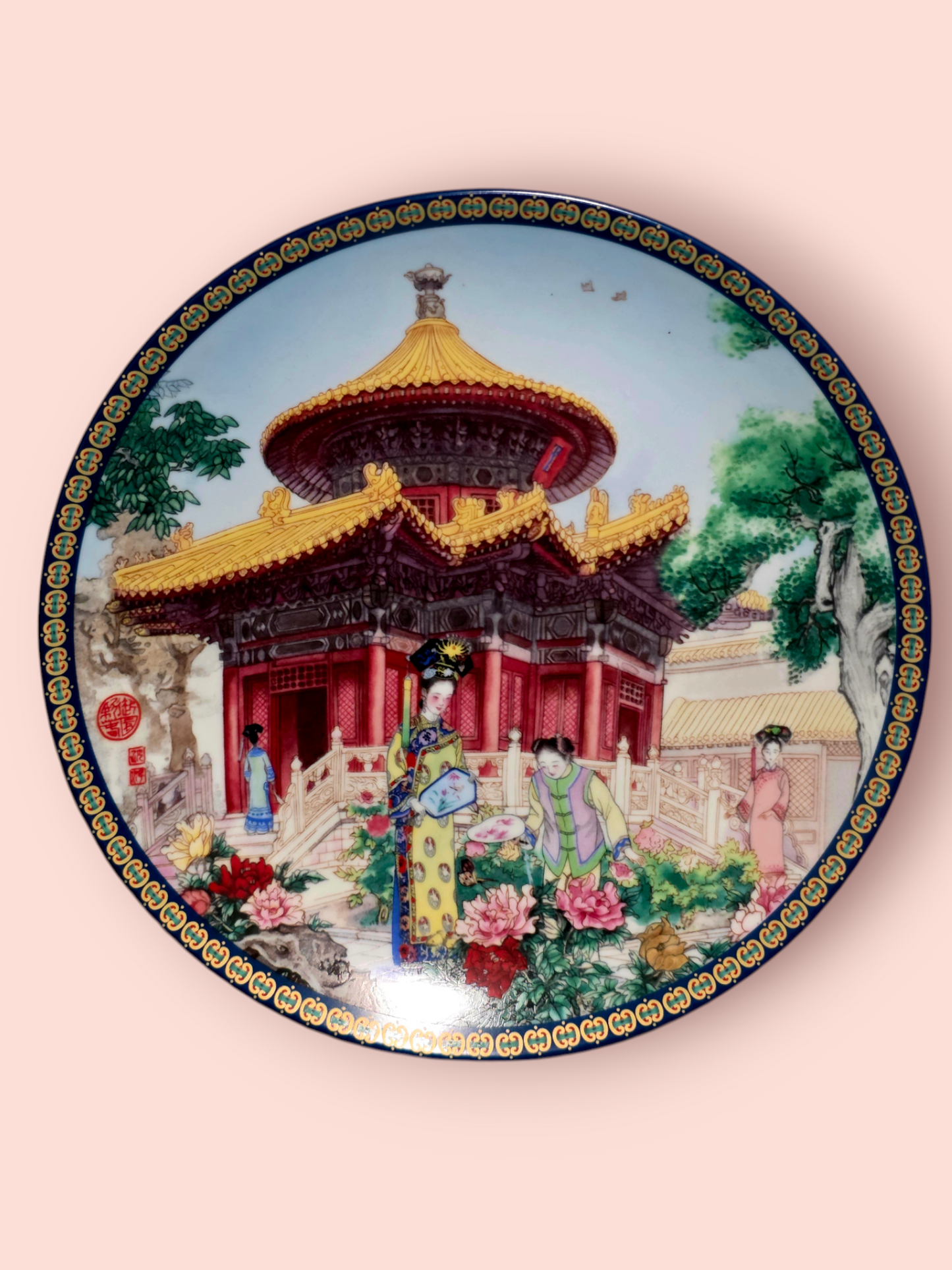 🐎Colección de 14 Platos de Porcelana Oriental – Belleza, Mito y Tradición🎨