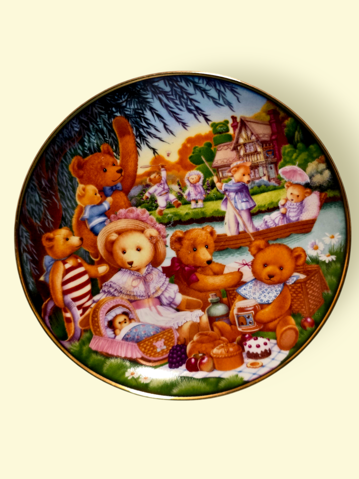 🐎Colección de 17 Platos de Porcelana – Infancia, Nostalgia y Arte Americano👑