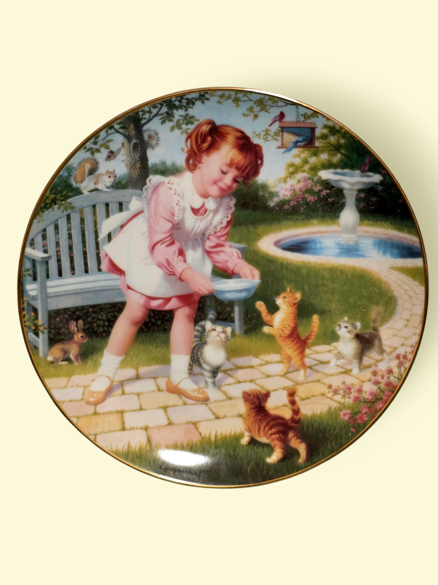 🐎Colección de 17 Platos de Porcelana – Infancia, Nostalgia y Arte Americano👑