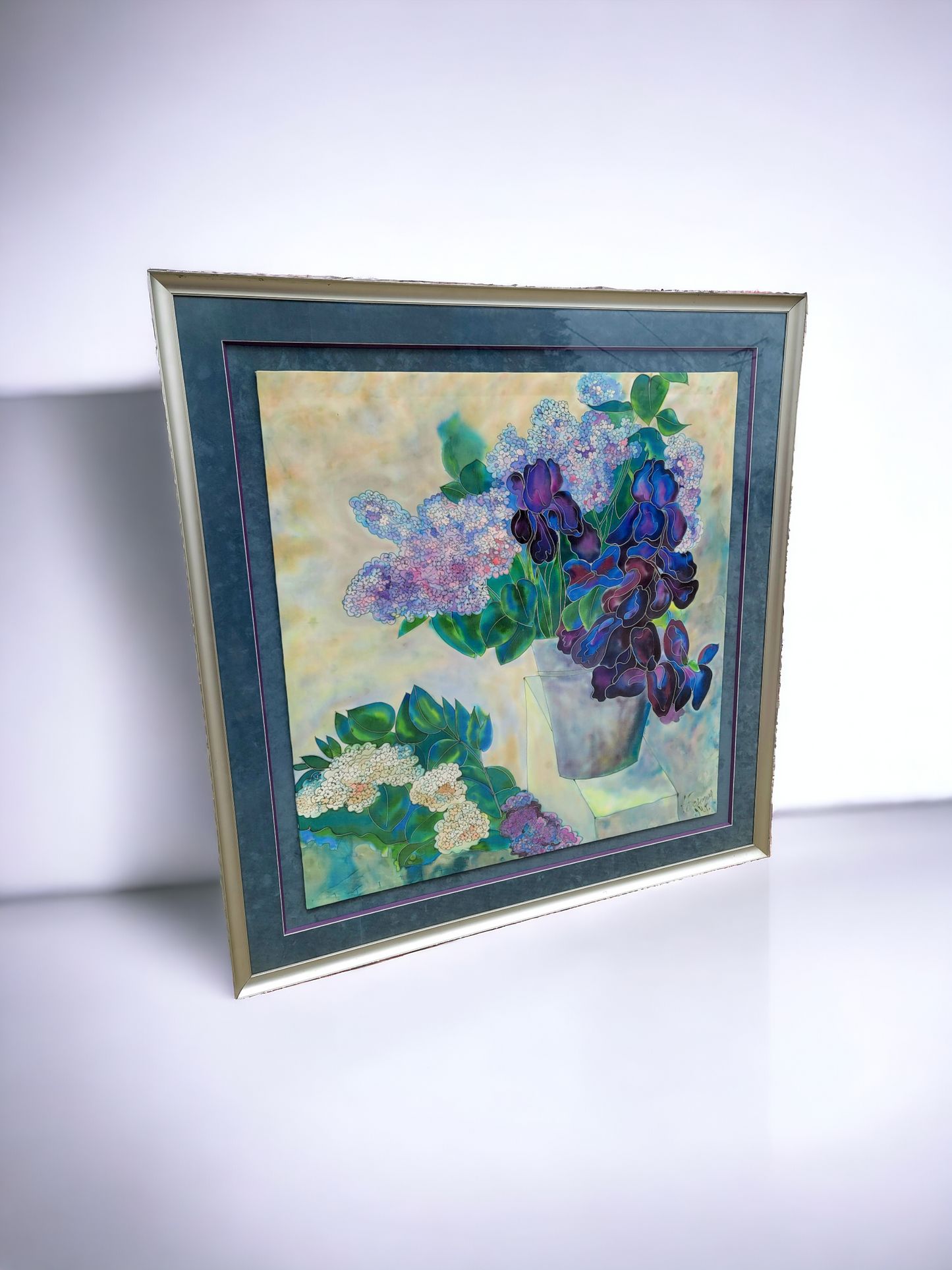 🎨Pintura Original Con Marco De Aluminio - ¡Venta de Arte Original en Rosarito Antiques! 🎨