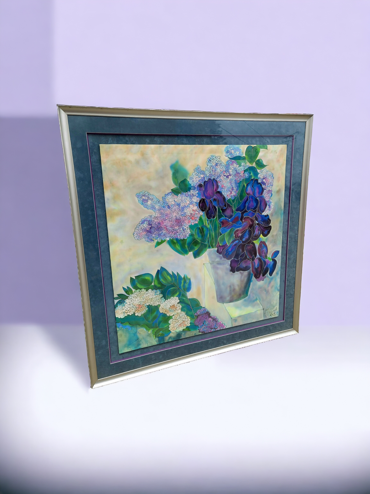 🎨Pintura Original Con Marco De Aluminio - ¡Venta de Arte Original en Rosarito Antiques! 🎨