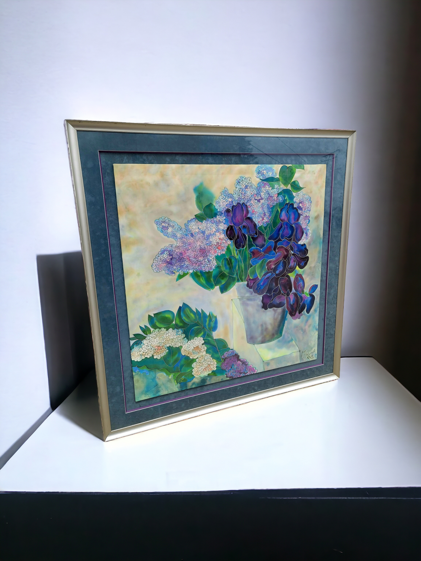 🎨Pintura Original Con Marco De Aluminio - ¡Venta de Arte Original en Rosarito Antiques! 🎨