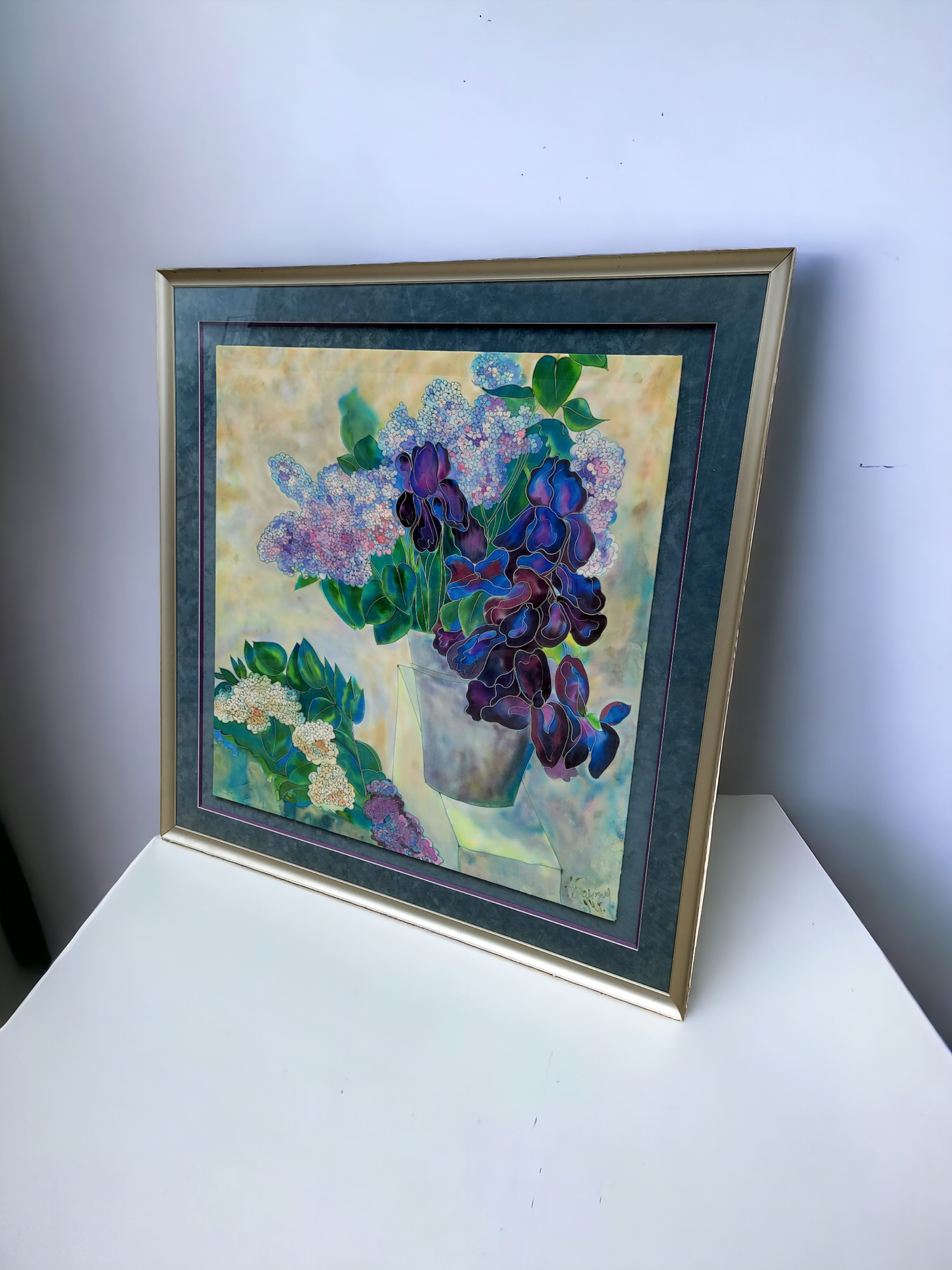 🎨Pintura Original Con Marco De Aluminio - ¡Venta de Arte Original en Rosarito Antiques! 🎨