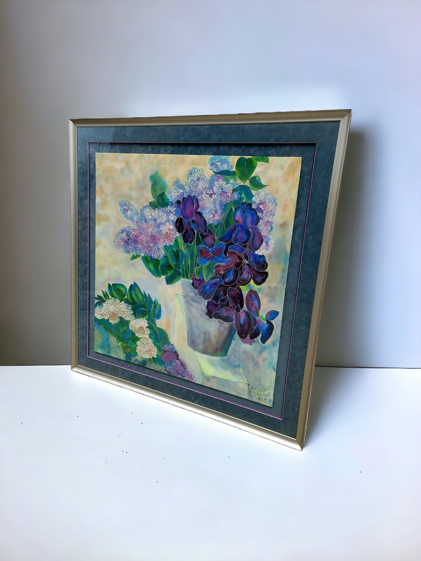 🎨Pintura Original Con Marco De Aluminio - ¡Venta de Arte Original en Rosarito Antiques! 🎨