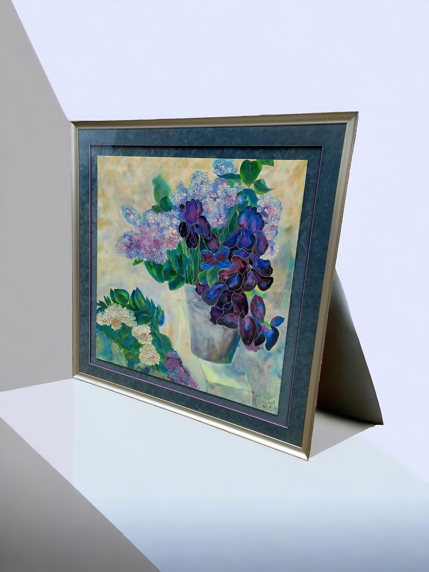 🎨Pintura Original Con Marco De Aluminio - ¡Venta de Arte Original en Rosarito Antiques! 🎨