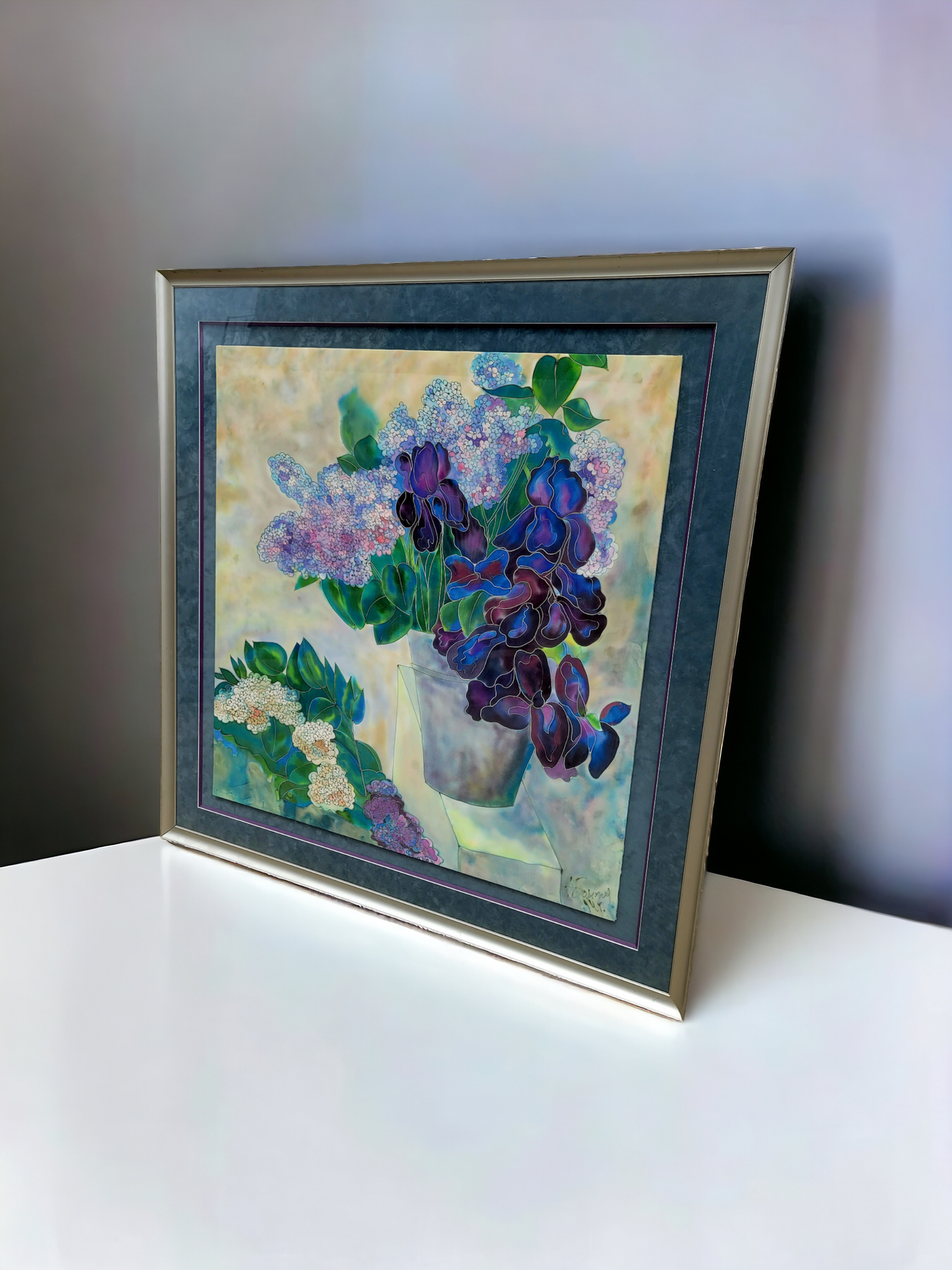 🎨Pintura Original Con Marco De Aluminio - ¡Venta de Arte Original en Rosarito Antiques! 🎨