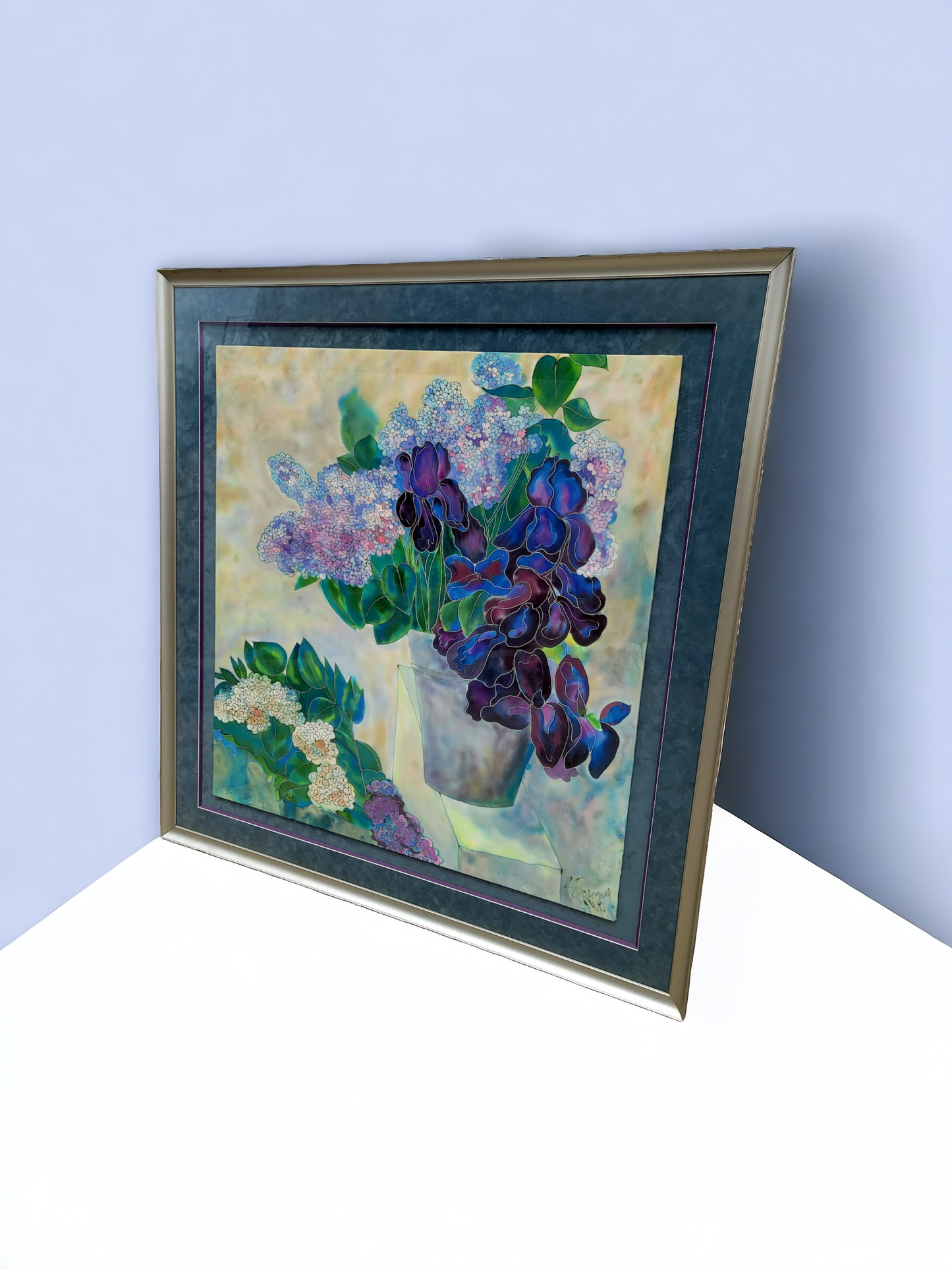 🎨Pintura Original Con Marco De Aluminio - ¡Venta de Arte Original en Rosarito Antiques! 🎨
