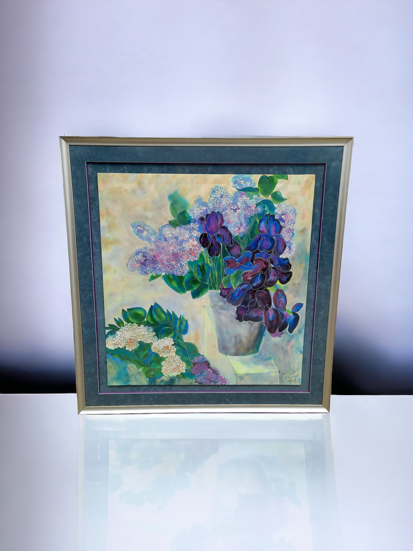 🎨Pintura Original Con Marco De Aluminio - ¡Venta de Arte Original en Rosarito Antiques! 🎨
