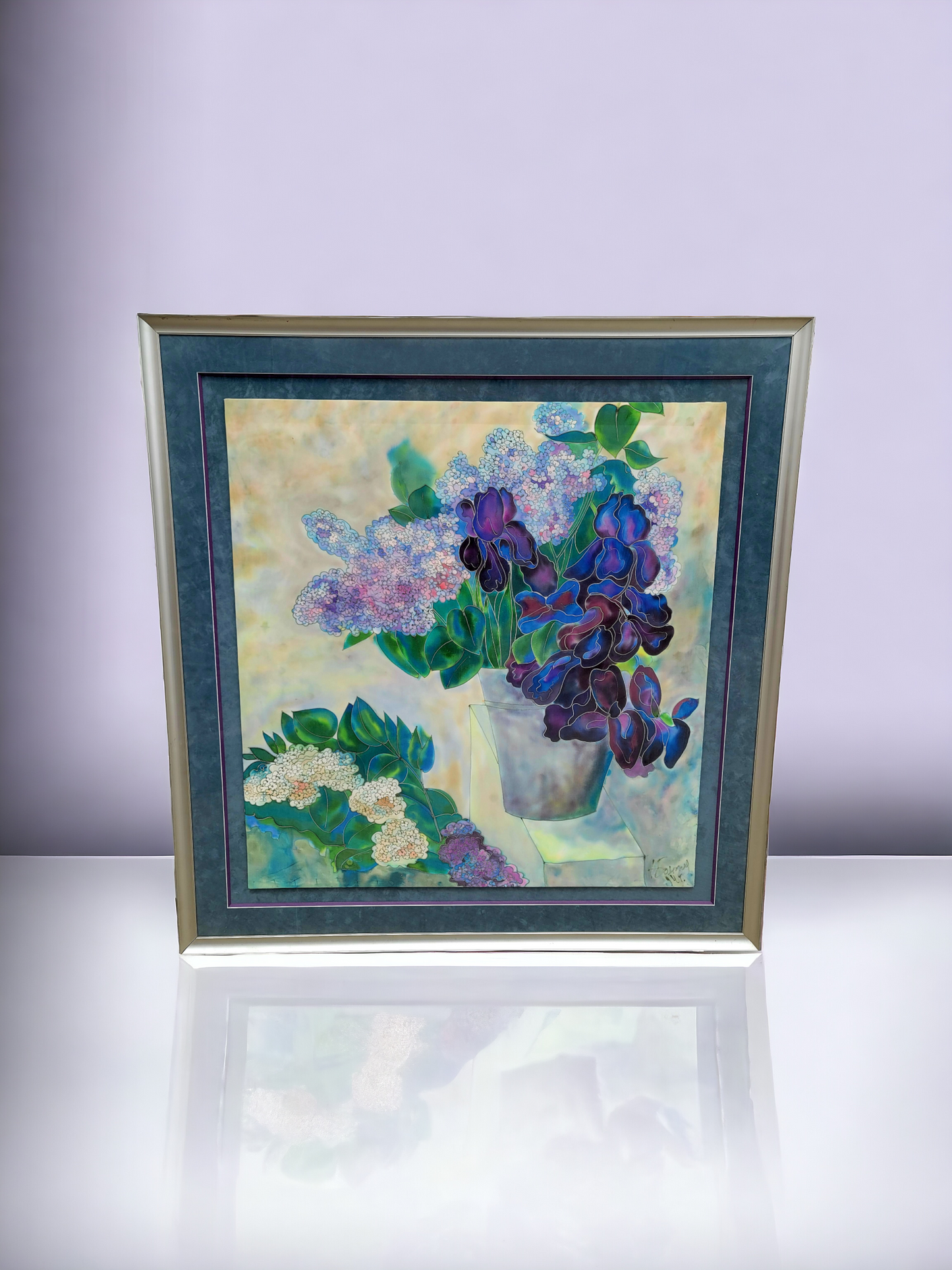 🎨Pintura Original Con Marco De Aluminio - ¡Venta de Arte Original en Rosarito Antiques! 🎨