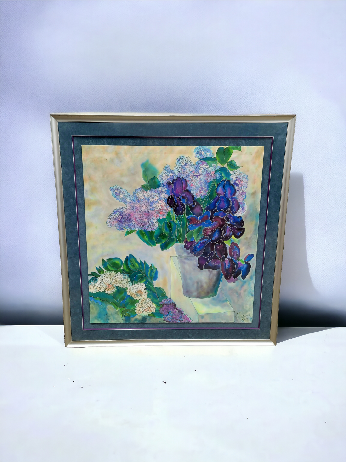 🎨Pintura Original Con Marco De Aluminio - ¡Venta de Arte Original en Rosarito Antiques! 🎨