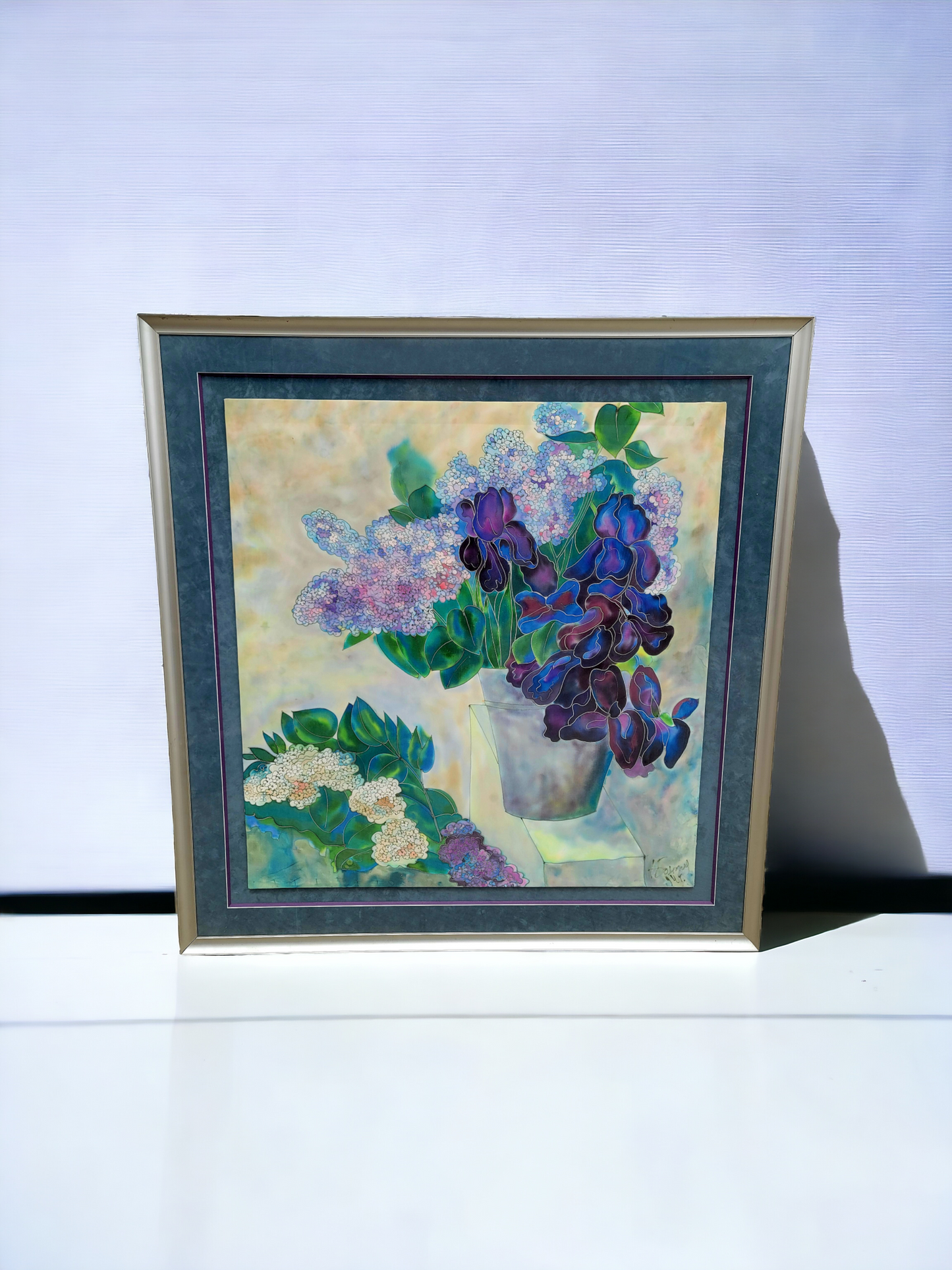 🎨Pintura Original Con Marco De Aluminio - ¡Venta de Arte Original en Rosarito Antiques! 🎨