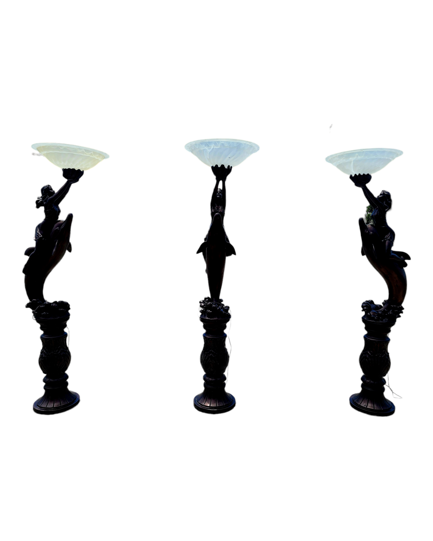 🌟✨🐬 'Crystal Splendor!' Lamp Set 🐬✨🌟 Light Up Your Home with Elegance! 🛍️ Available only at Rosarito Antiques!