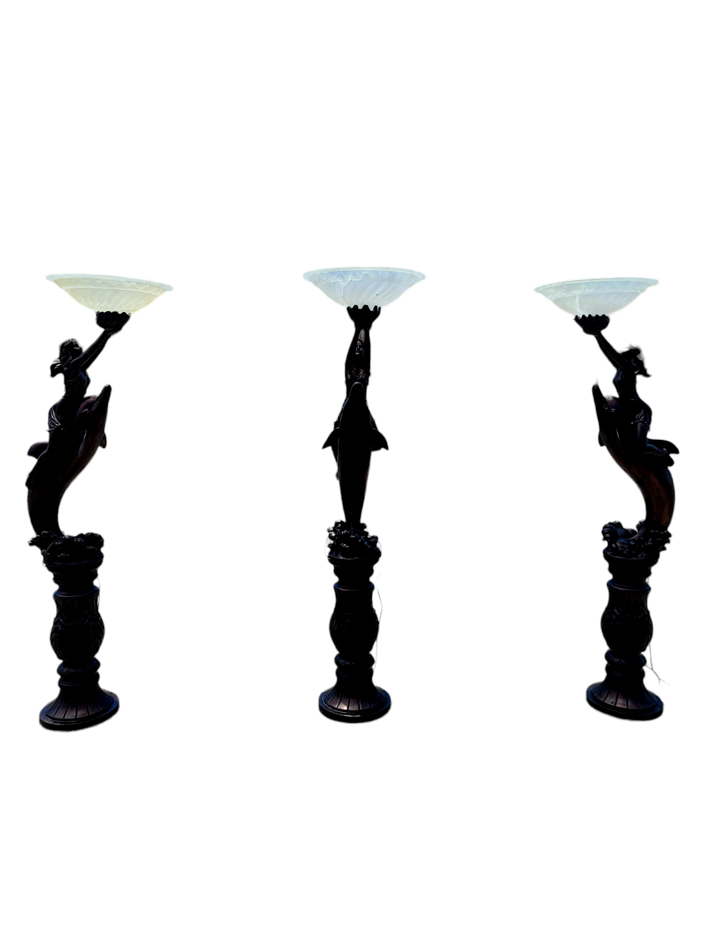 🌟✨🐬 'Crystal Splendor!' Lamp Set 🐬✨🌟 Light Up Your Home with Elegance! 🛍️ Available only at Rosarito Antiques!