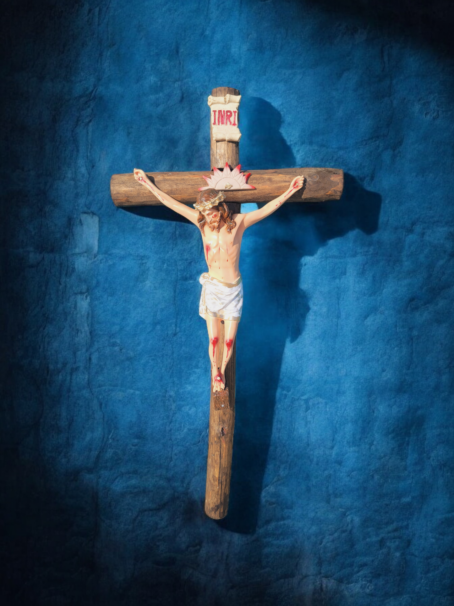 🗡️🪽Escultura de Jesús Crucificado: Una Obra de Fe y Tradición Mexicana🪽 🗡️