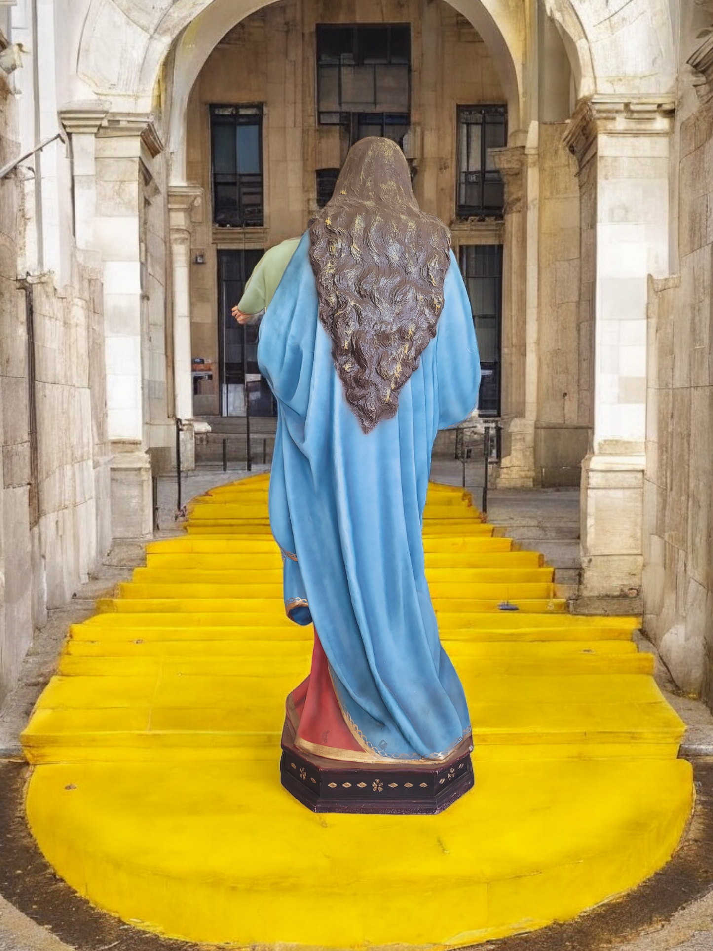 🗡️ 🪽Escultura de la Virgen del Sagrado Corazón: Gracia y Devoción en Cada Detalle🪽 🗡️