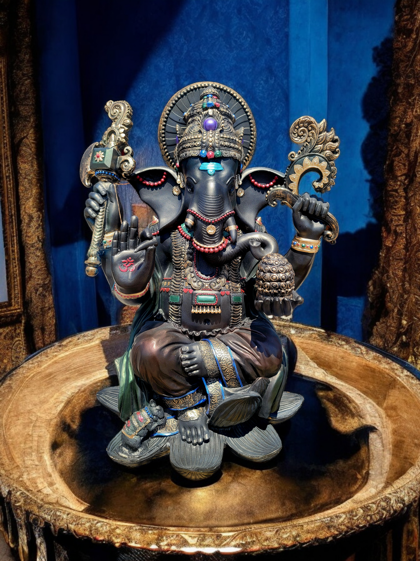 🌟🪙 Estatua del Elefante Ganesh: Sabiduría y Bendiciones! 🪙✨
