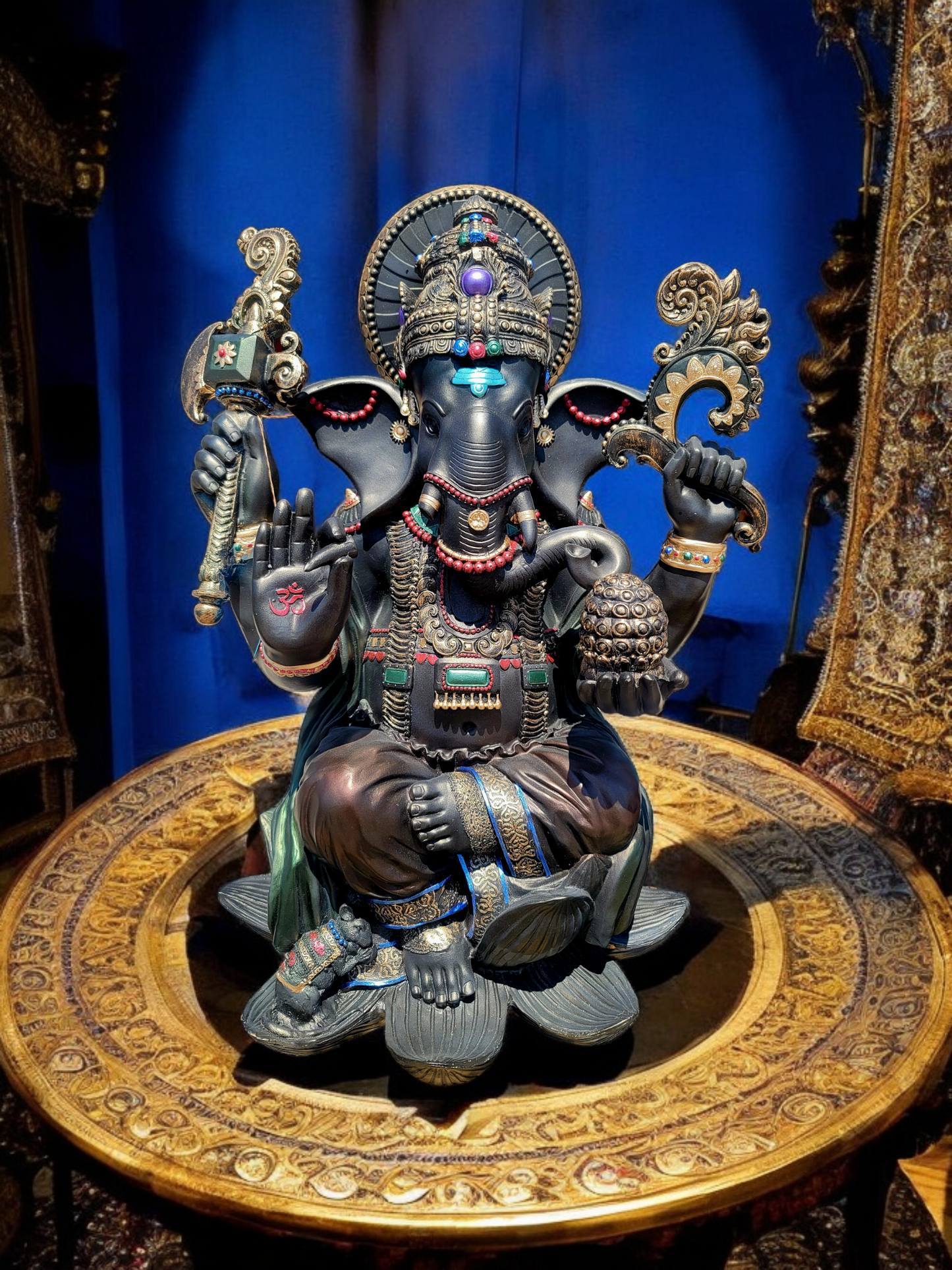 🌟🪙 Estatua del Elefante Ganesh: Sabiduría y Bendiciones! 🪙✨