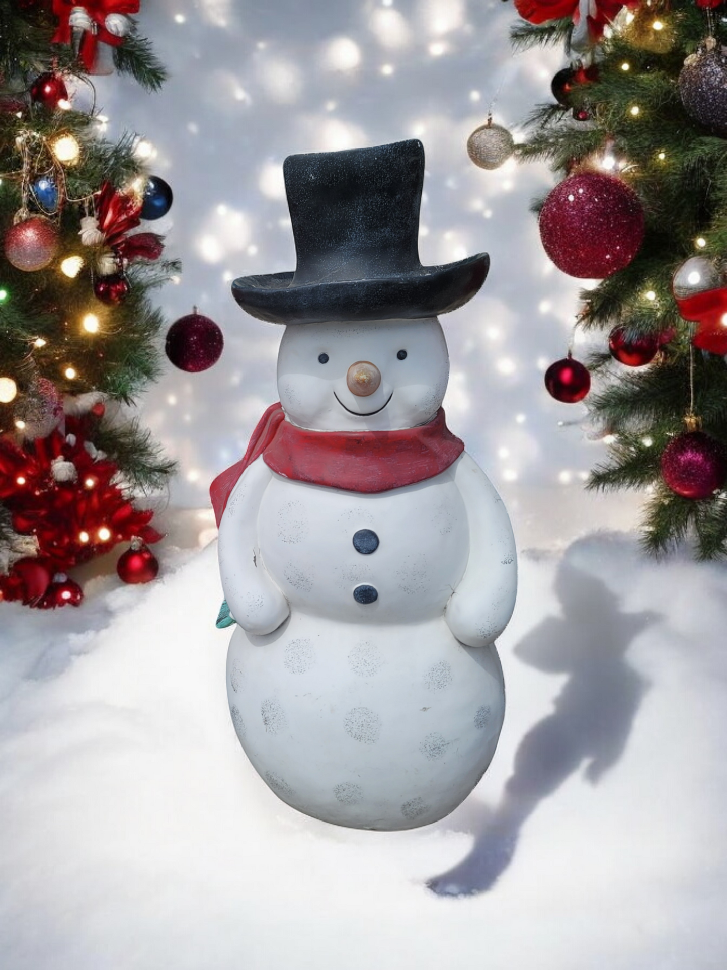 ❄️🎄🎅 Muñeco De Nieve, Ilumina tu Jardín con la Magia del Invierno ❄️🎄🎅