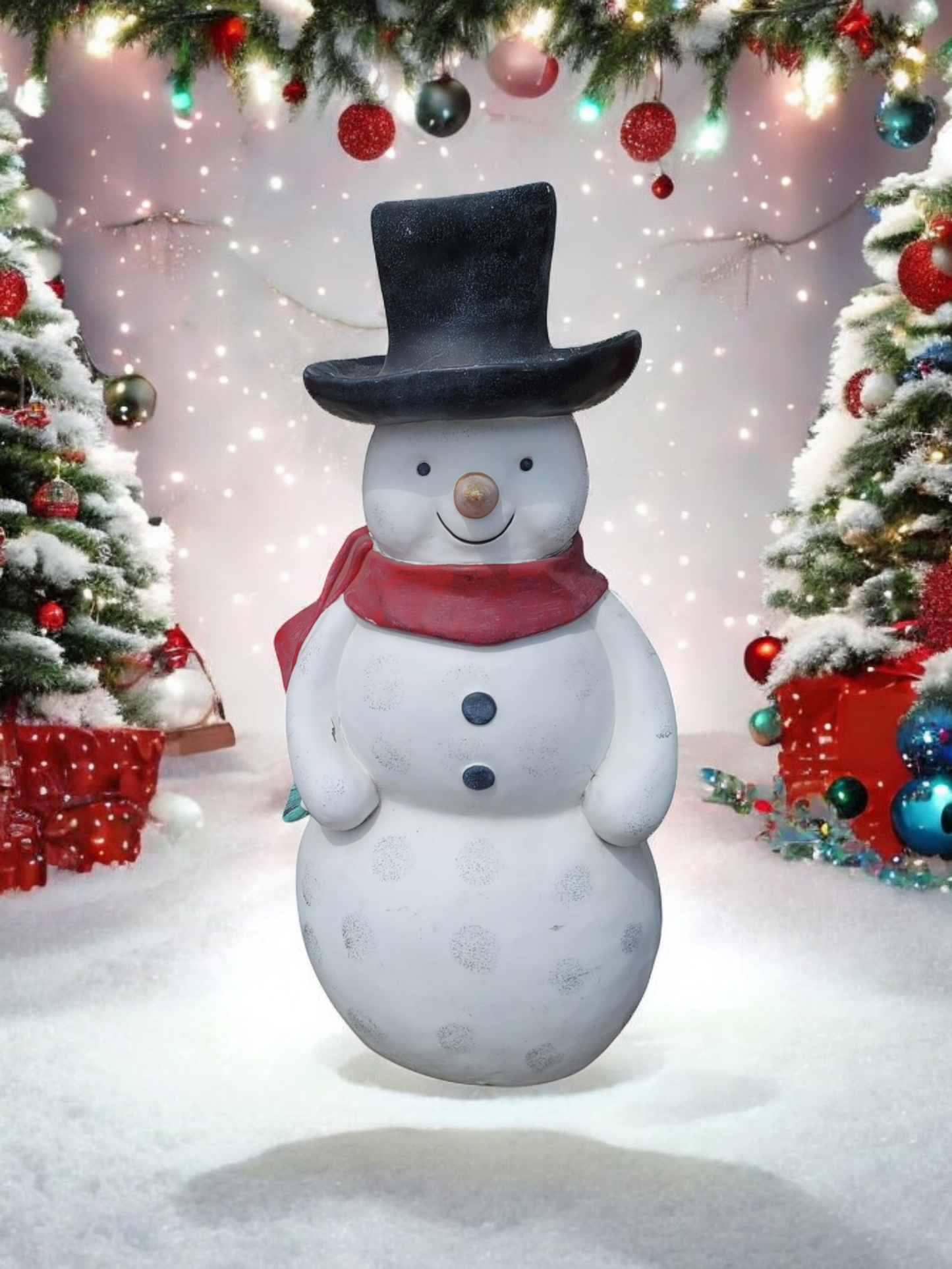 ❄️🎄🎅 Muñeco De Nieve, Ilumina tu Jardín con la Magia del Invierno ❄️🎄🎅
