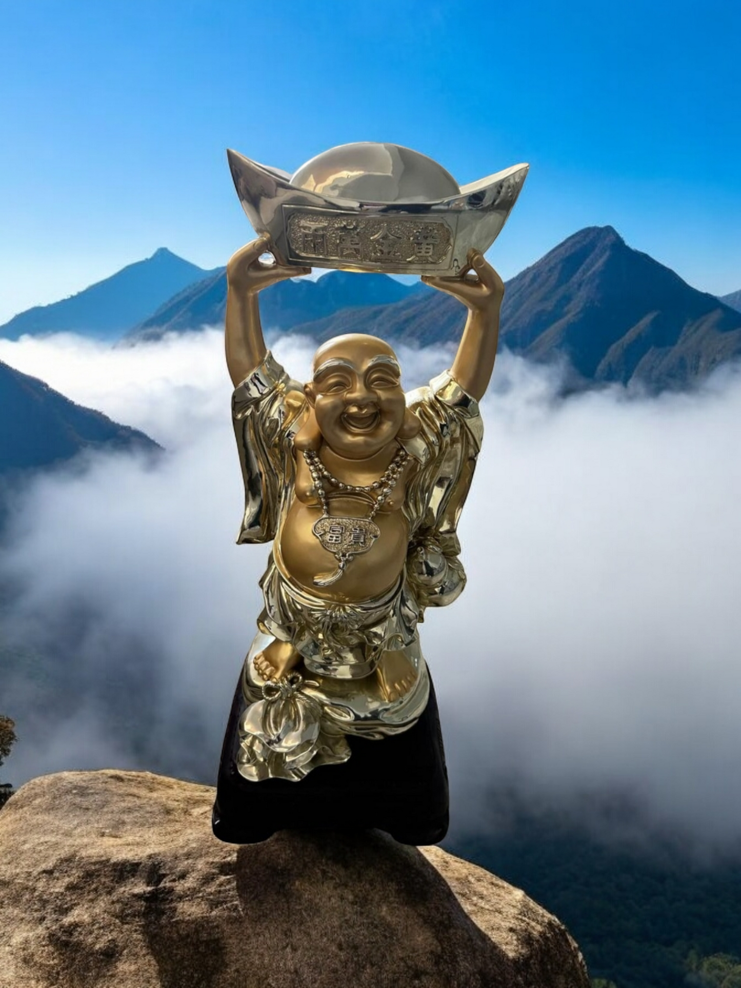 🌟🪙 Buda de La Abundancia ¡Atrae Abundancia y Buena Suerte con Rosarito Antiques! 🪙✨
