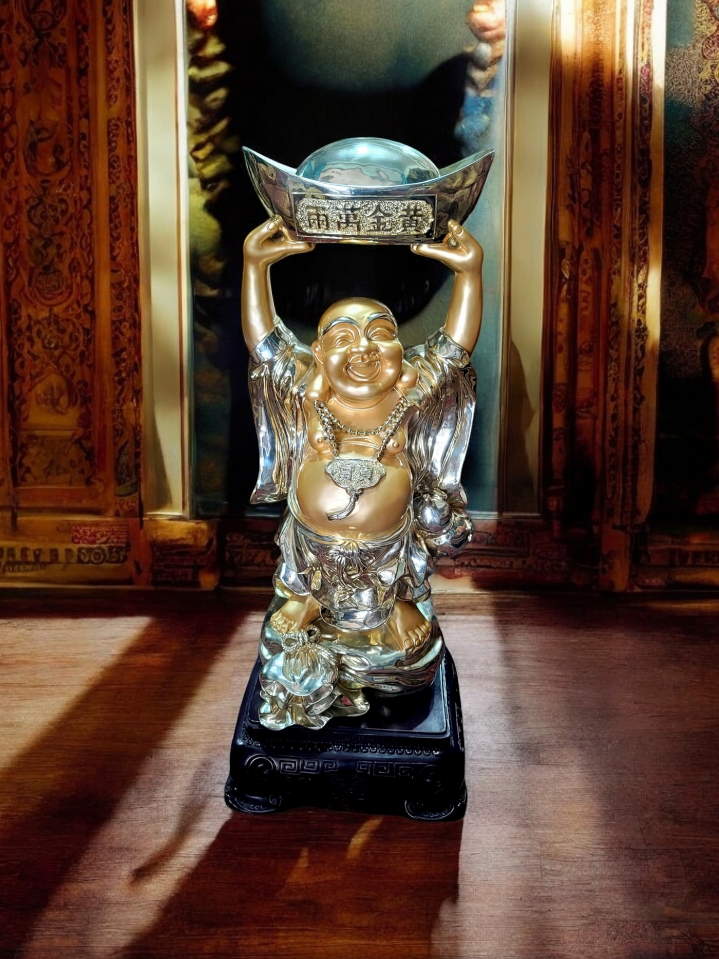 🌟🪙 Buda de La Abundancia ¡Atrae Abundancia y Buena Suerte con Rosarito Antiques! 🪙✨