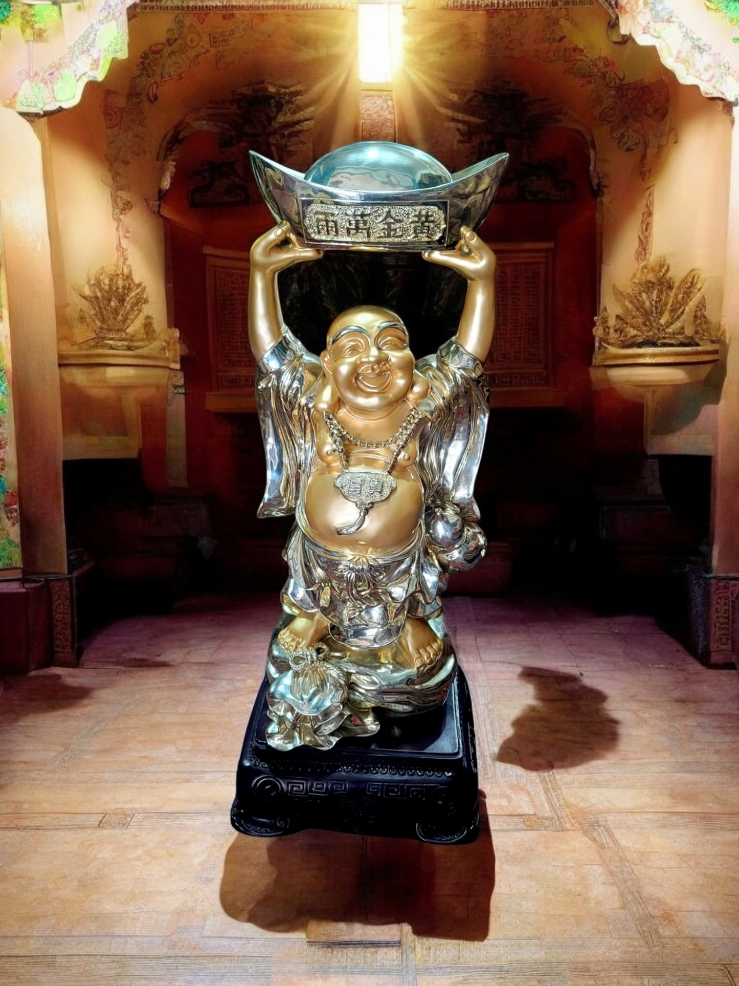 🌟🪙 Buda de La Abundancia ¡Atrae Abundancia y Buena Suerte con Rosarito Antiques! 🪙✨