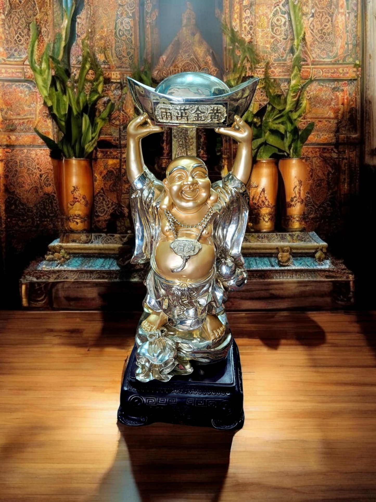 🌟🪙 Buda de La Abundancia ¡Atrae Abundancia y Buena Suerte con Rosarito Antiques! 🪙✨