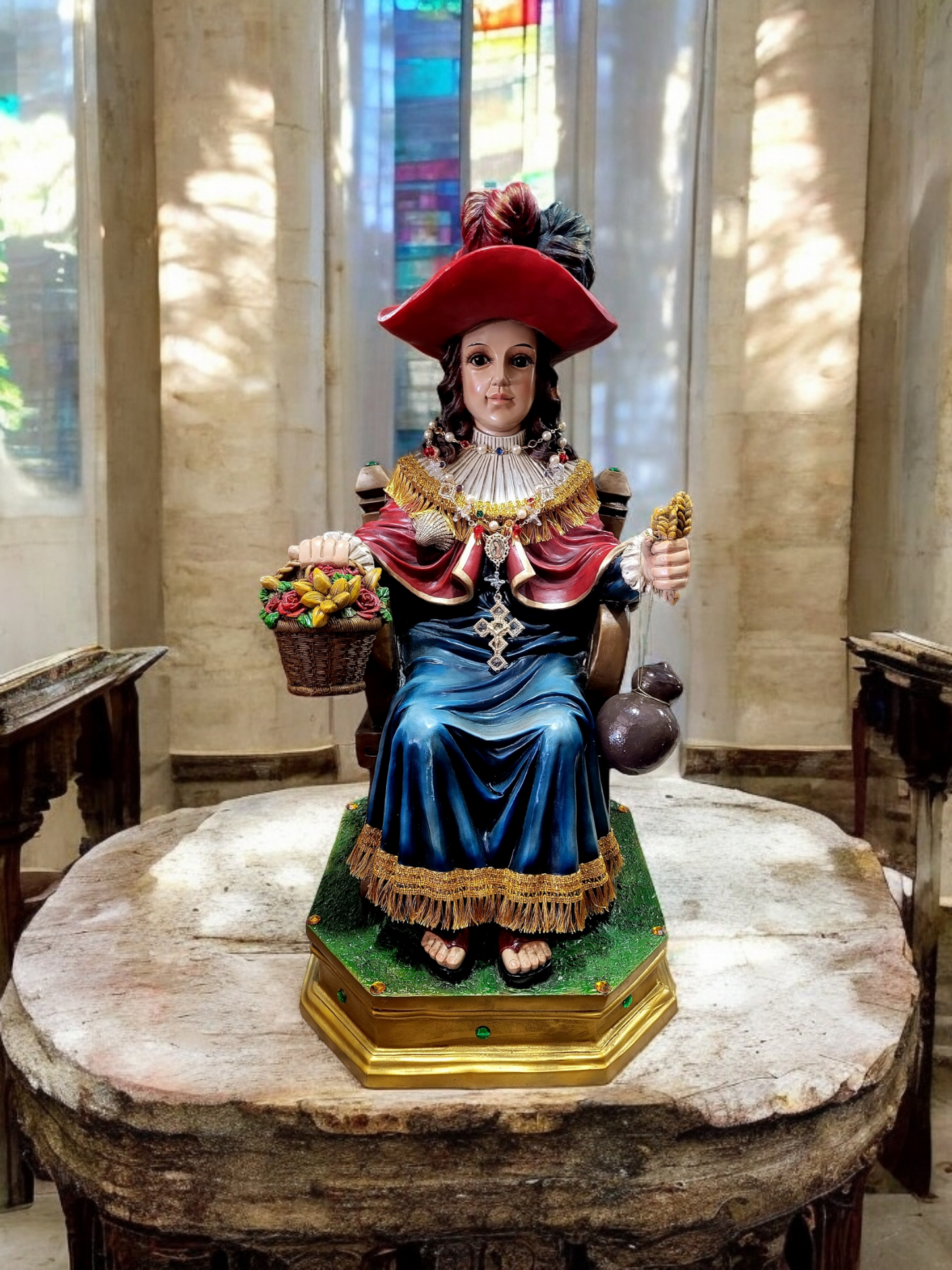 🗡️🪽Figura del Santo Niño de Atocha - Ornamentado🪽🗡️