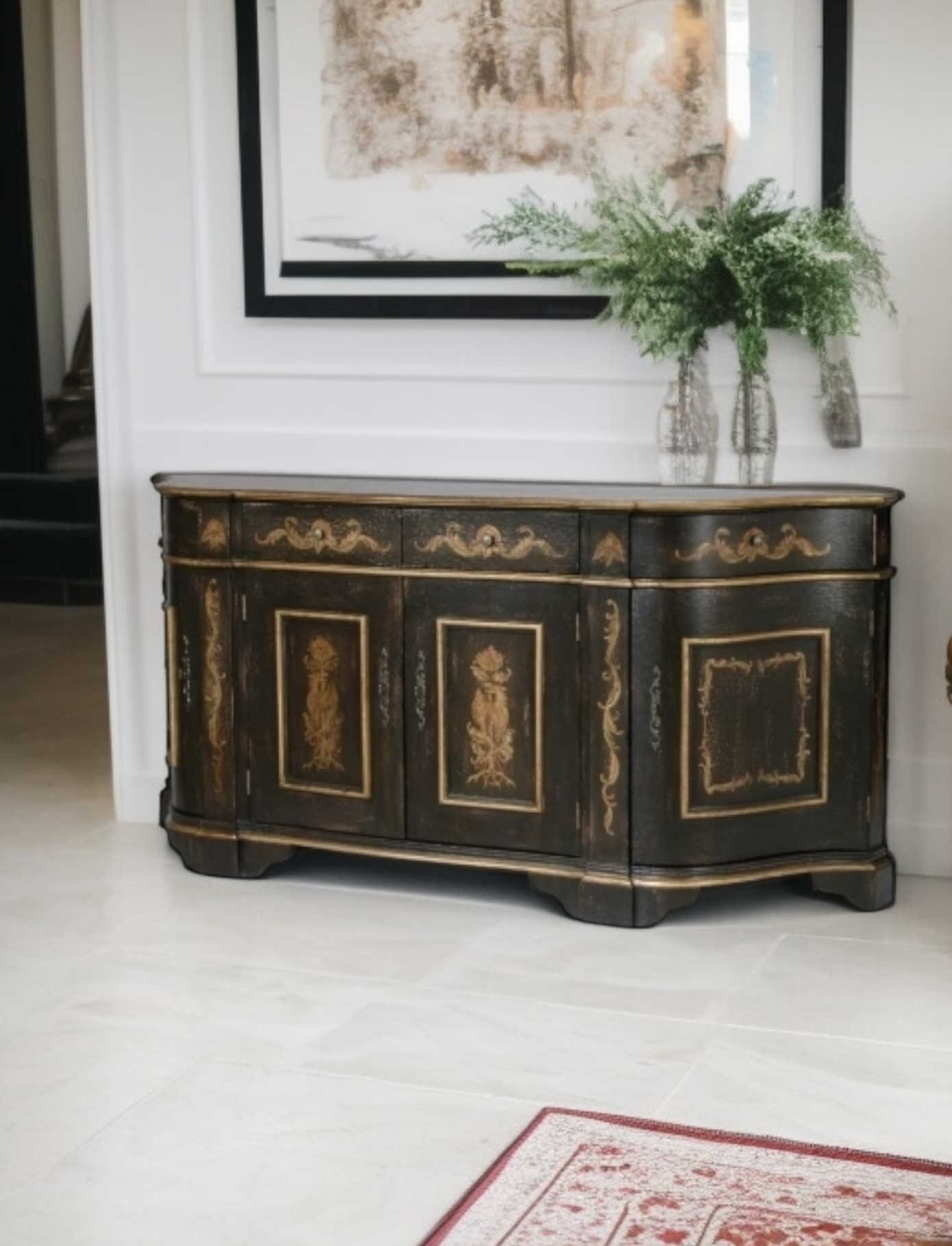 🌿Bufetero Clásico con Ave Fénix – Obra Maestra de Ultimate Accents🌿