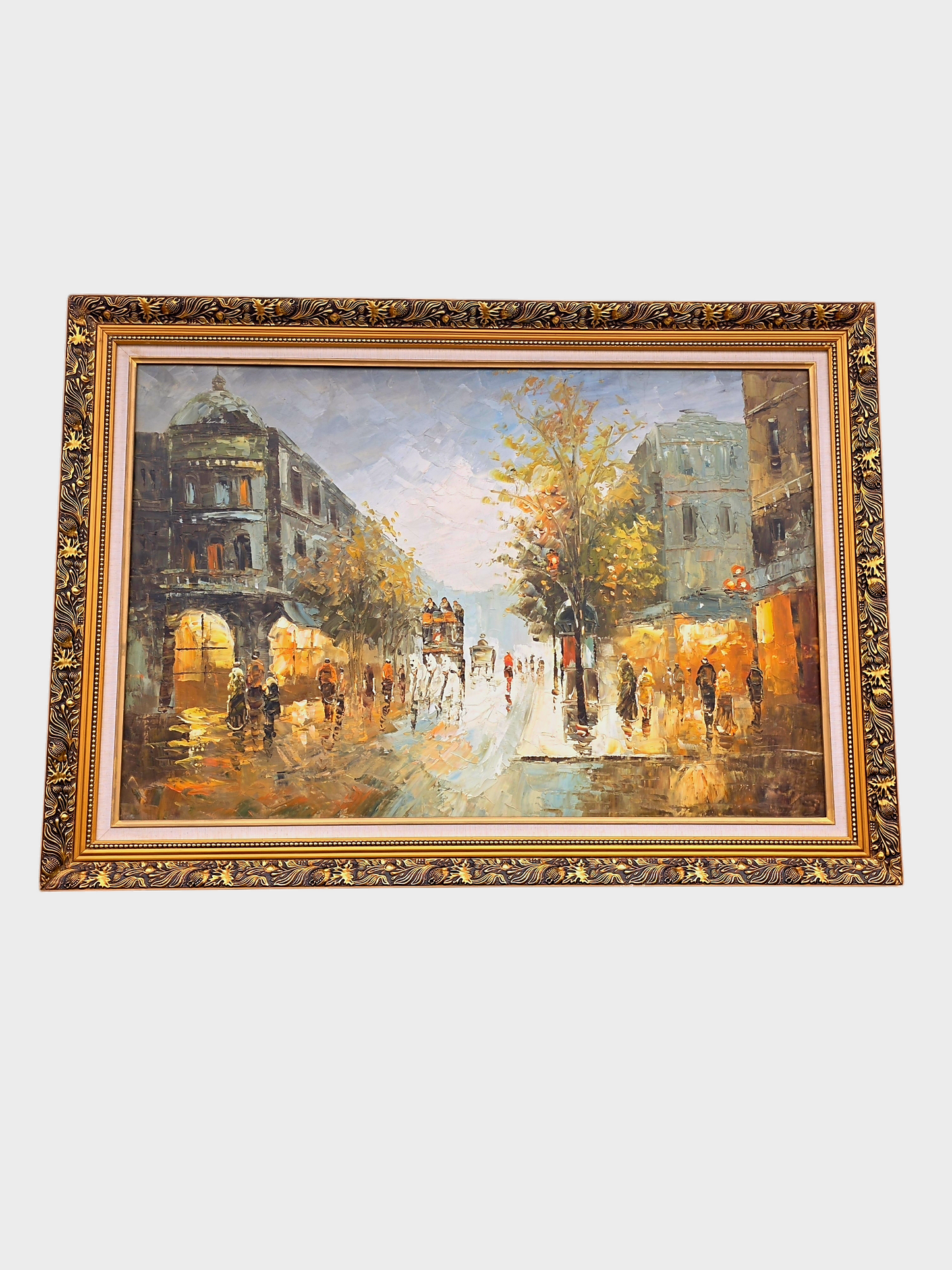 🌺🎨 Escena Urbana Europea en Técnica Impresionista🖌️🎨