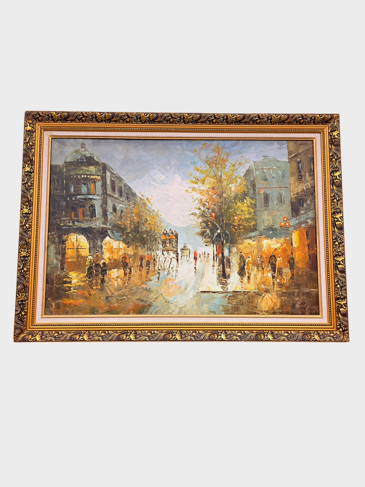 🌺🎨 Escena Urbana Europea en Técnica Impresionista🖌️🎨