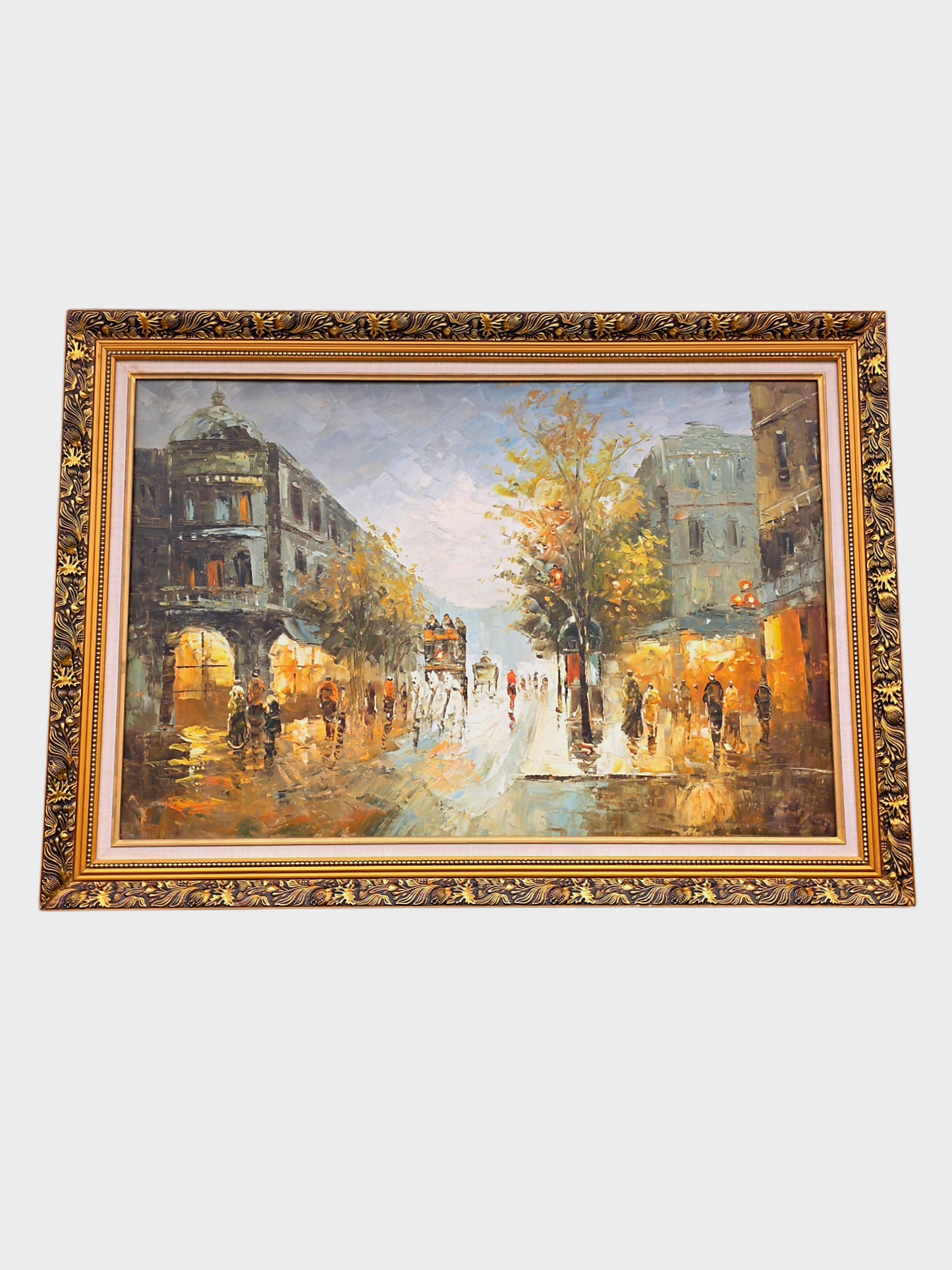 🌺🎨 Escena Urbana Europea en Técnica Impresionista🖌️🎨