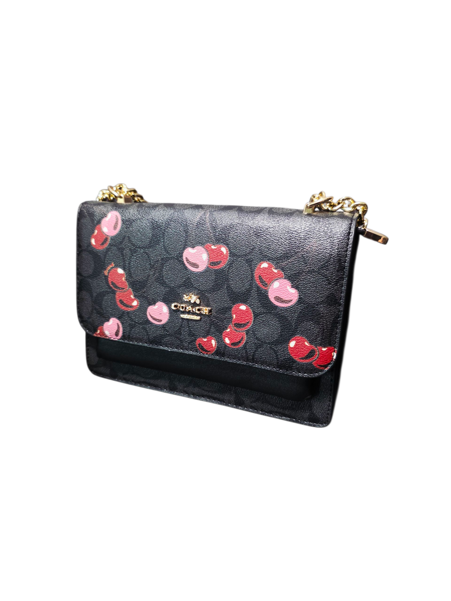 🕊️👜 Coach Cherry Pop Negra Bolso Para Dama – Distinción Atemporal y Encanto Moderno ✨🌸