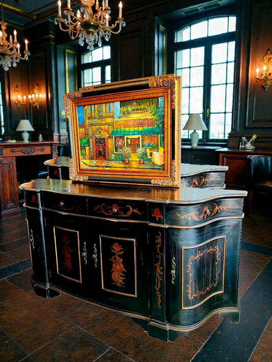 🌿Bufetero Clásico con Ave Fénix – Obra Maestra de Ultimate Accents🌿