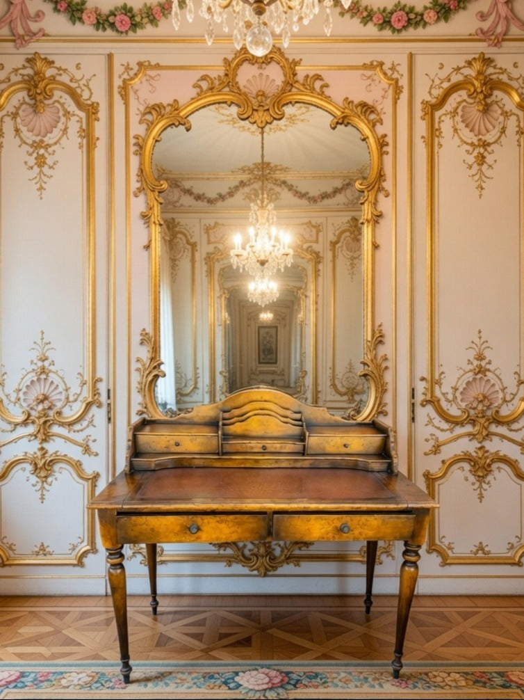 🪶 Secreter Antiguo en Madera de Acacia – Elegancia Clásica y Funcionalidad Atemporal 🪶