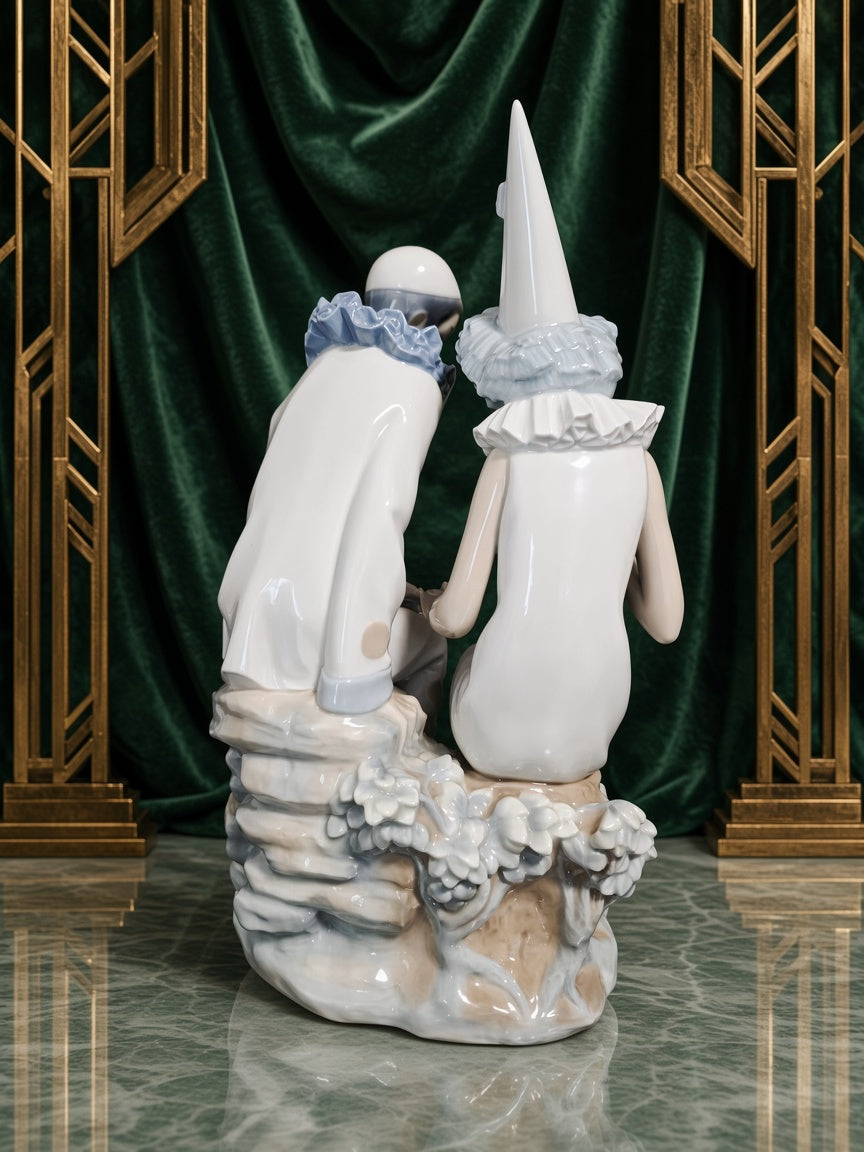 Pareja de Pierrot y Pierrette con Mandolina NAO by Lladro✨️🎭