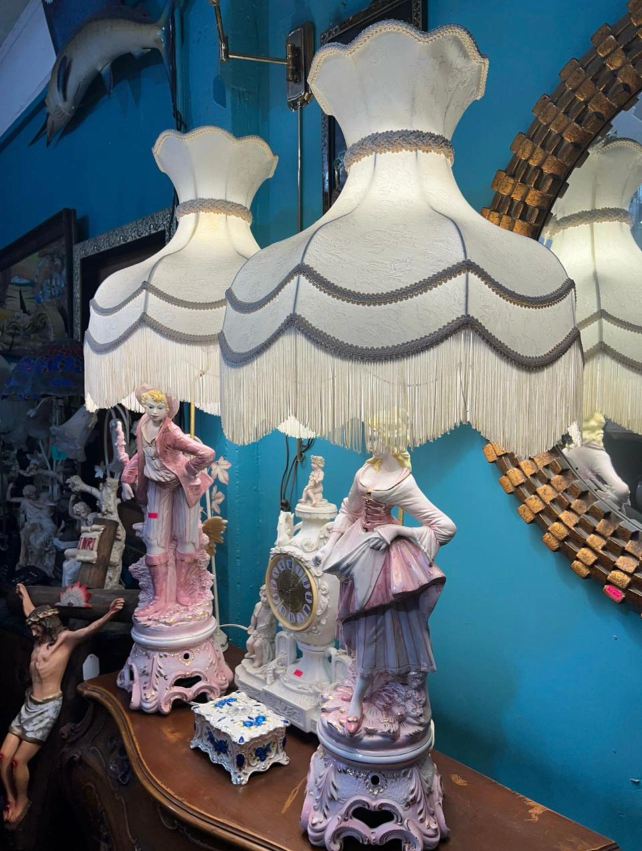 ✨CAPODIMONTE PORCELAIN LAMPS!✨