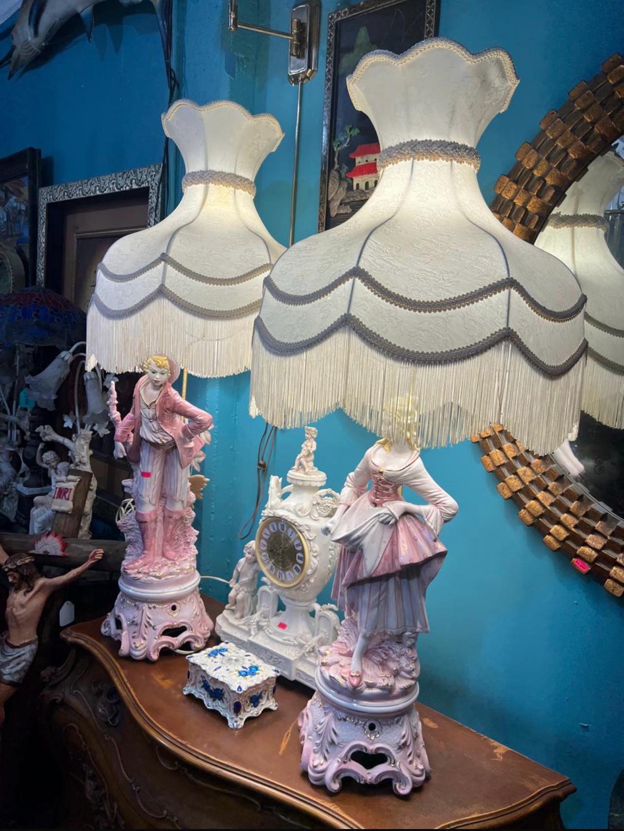 ✨CAPODIMONTE PORCELAIN LAMPS!✨