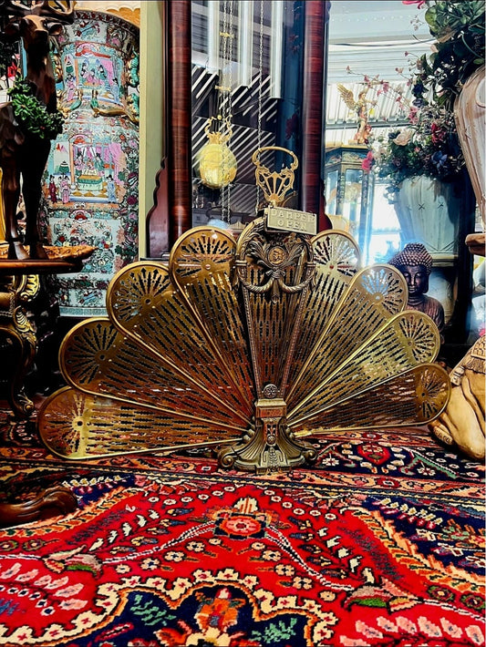 ✨Peacock Style Fireplace Screen✨