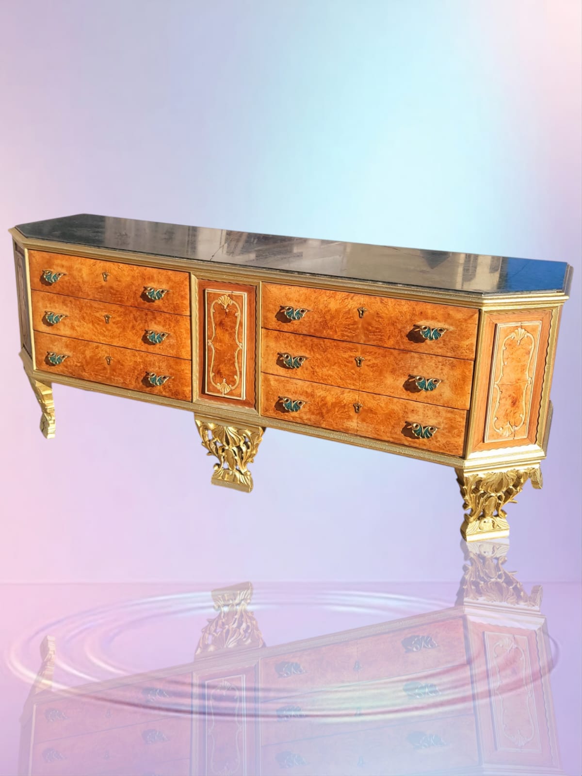 ✨Antique Chest of Drawers from the Early 1920s with Green Onyx Marble Top: A Treasure of Elegance at Rosarito Antiques✨