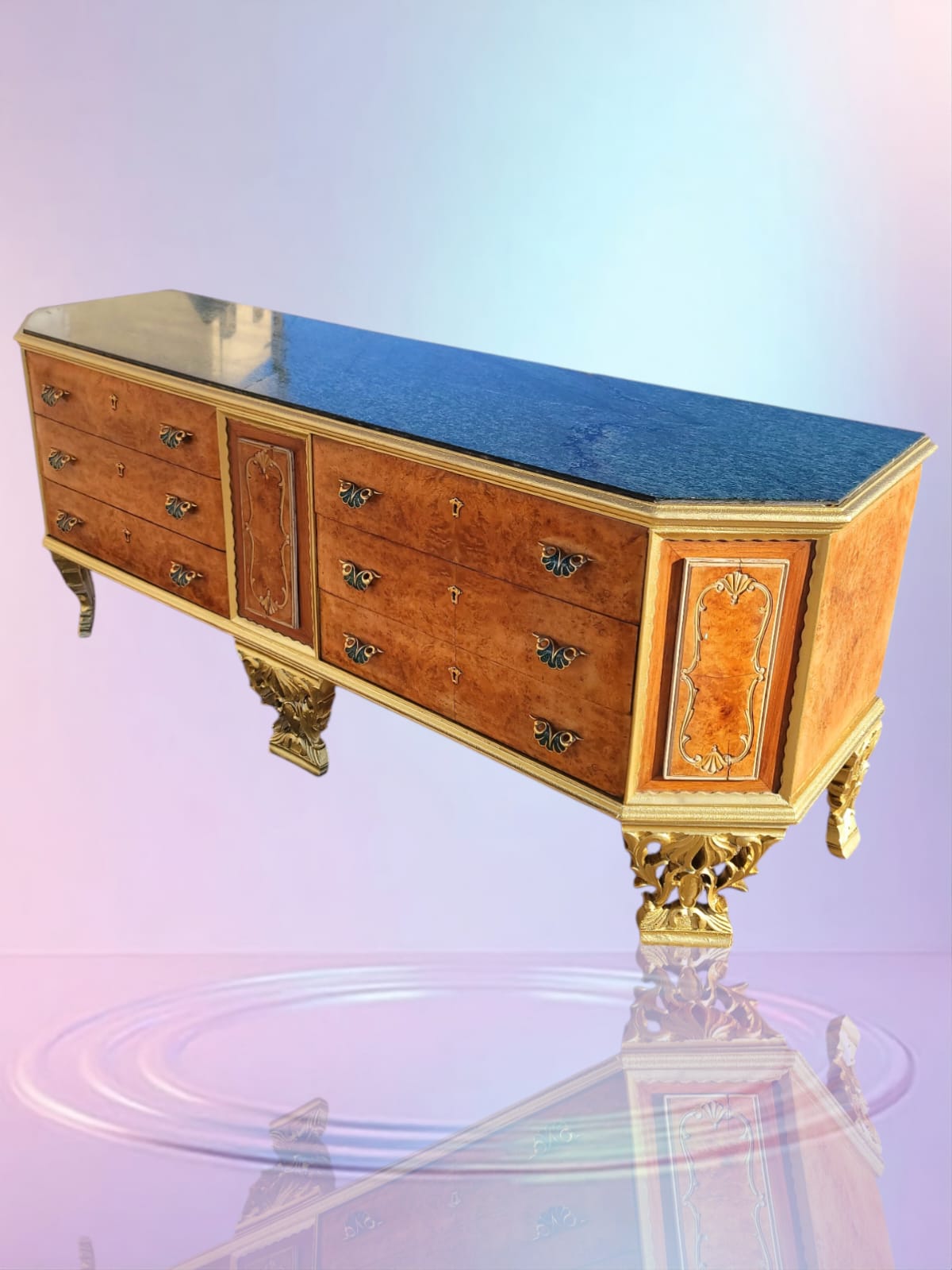 ✨Antique Chest of Drawers from the Early 1920s with Green Onyx Marble Top: A Treasure of Elegance at Rosarito Antiques✨