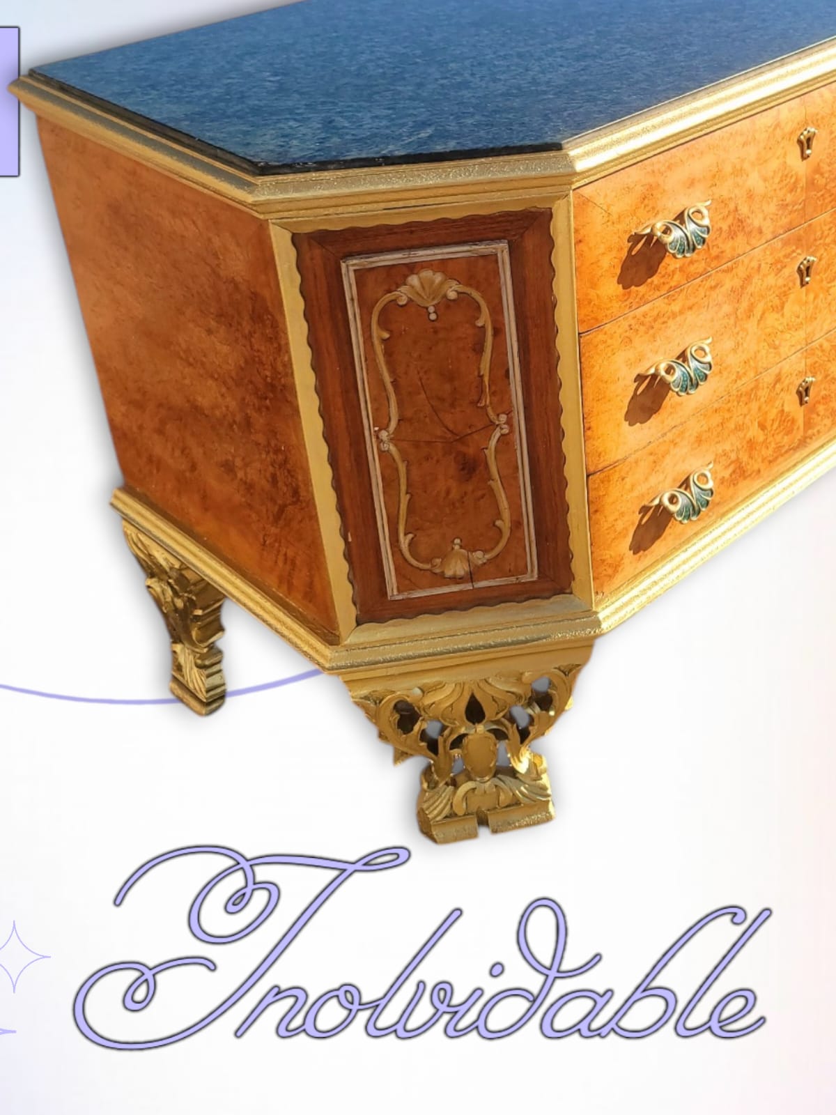 ✨Antique Chest of Drawers from the Early 1920s with Green Onyx Marble Top: A Treasure of Elegance at Rosarito Antiques✨