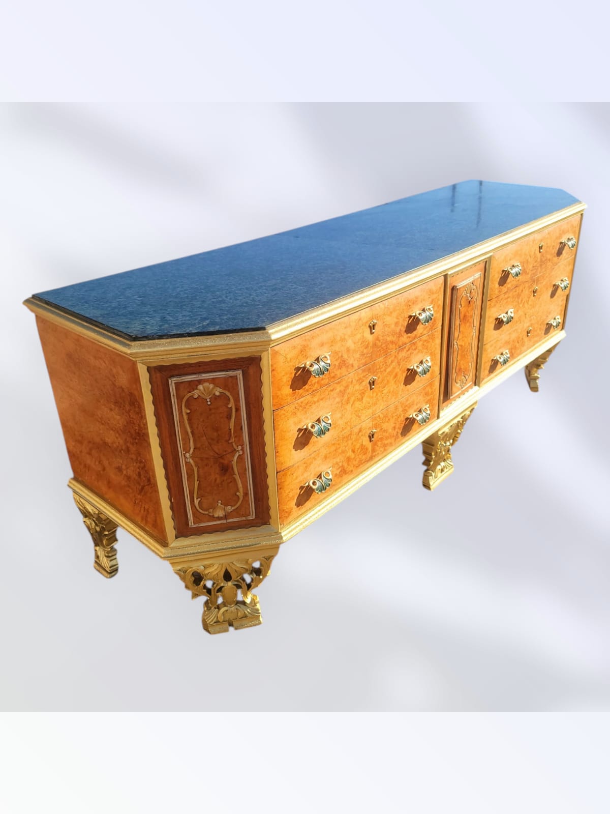✨Antique Chest of Drawers from the Early 1920s with Green Onyx Marble Top: A Treasure of Elegance at Rosarito Antiques✨