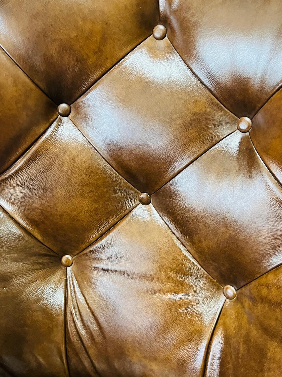 🌟Silla Chesterfield En Piel Genuina Elaborada Por Seven Seas Seating🌟
